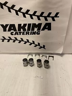 Four Yakima Q Tower SKS Lock Housings W/ Clips.USED. NO LOCK CORES. (bin O-2923) • $12.99