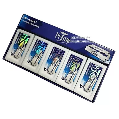 $18.19 • Buy 200 Dorco Prime Platinum Double Edge Razor Blades - 100x2=200 Blades - Stp301