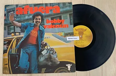 BOBBY VALENTIN Afuera 1976 Bronco US LP Latin Salsa Guaguanco • $40