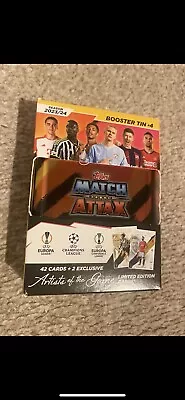 Topps 2023/24 23/24 Artists Of The Game Sealed Match Attax Booster Tin 4 • £11