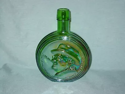 Vintage Wheaton 1st Edition Franklin Roosevelt Carnivale Iridescent Green Glass • $8.99