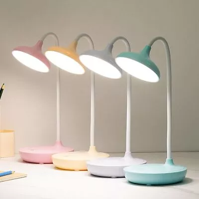 USB Rechargeable Lights Table Lamps Dimmable Desk Lamp LED Touch Reading Light • $21.01