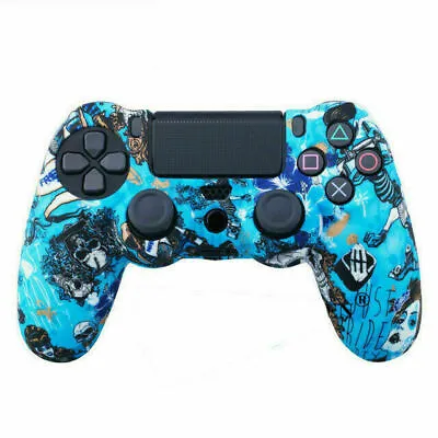 $12.86 • Buy Silicone Case Skin Grip Cover For PS4 DualShock Controller Protection Gamepad AU