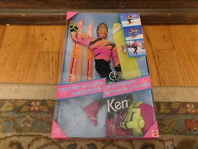 Vintage Mattel Barbie 1994 Winter Sports Ken European Edition Doll NRFB MIB • $85