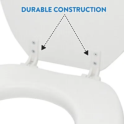 Ginsey Elongated Soft Toilet Seat White • $19.99