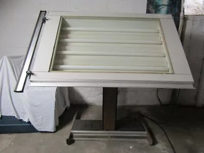 Hamilton Drafting Table Adjustable Lighting Height And Tilt Graphic Arts USA • $475