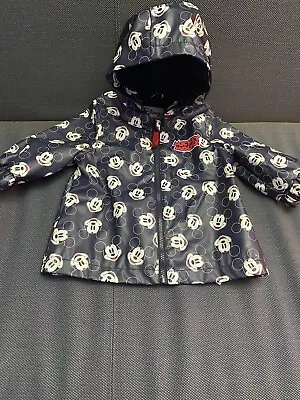 Disney Mickey Mouse Child Navy Raincoat 3 6 Months • $10