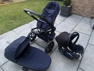 Quinny Moodd Pushchair Travel System With Carry Cot Car Seat And Rain Cover • £150