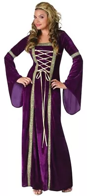Renaissance Lady Maid Marian Medieval Queen Women Costume • £32.63