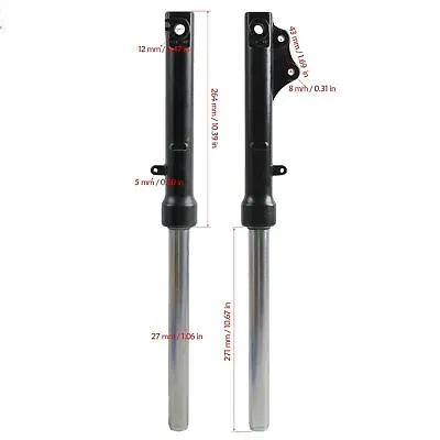 520mm Front Forks Suspension For 12mm Dirt Pit Bike Disc Brake CRF50 XR50 Taotao • $91.27