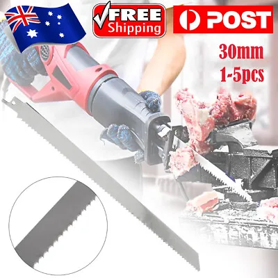 $11.25 • Buy 5pcs 11.8  Stainless Steel Reciprocating Blade 7TPI Bone Cutting Meat Saw Blade