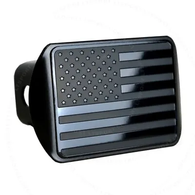 Full Metal Tow Trailer Hitch Cover Receiver American Flag Emblem Plug Fit VW • $22.50