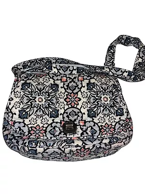 Vera Bradley Recycled Cotton Saddle Bag Crossbody Lisbon Medallion • $28