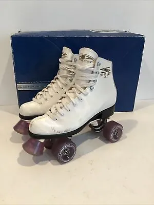 Pacer Shifter 3.6 Indoor Roller Skates Ladies White Sz 7 W/Original Box • $39.95