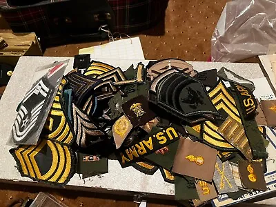 10 Us Military Patches/ Insignias Lot • $10.40