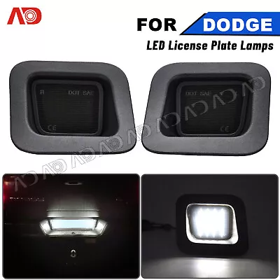 For 2003-2018 Dodge Ram 1500 2500 3500 LED License Plate Lights Smoked Lamp • $12.95