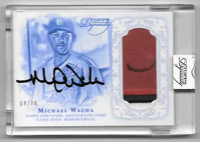 2015 Topps Dynasty #MW1 Michael Wacha 3 Color Patch On Card Autograph #04/10 • $149.78