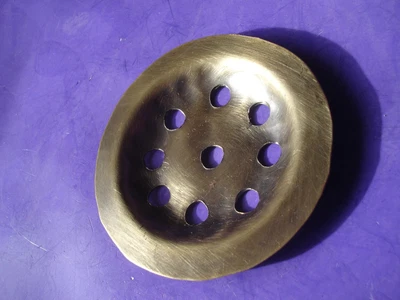 £6 • Buy Moroccan TARNISHEDBRASS Hand Made Wash Basin Sink Waste Drainer With Holes 65 Mm