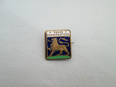 £6.99 • Buy Blue Enamel Badge 1950s Young Conservatives Political Party By WO Lewis Vintage 