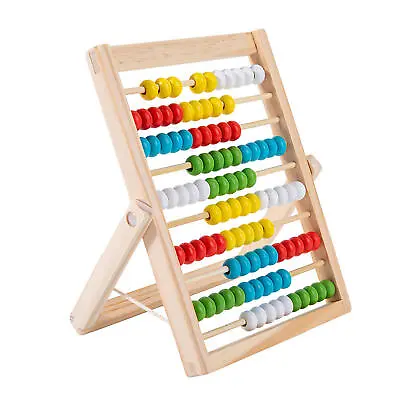 Abacus For Kids Math Preschool Number Learning Classic Wooden Toy Gifts For Kids • £10.55