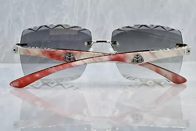 Maybach Rimless Vintage Sunglasses Cartier Glasses Horn Decor Chili Artist • $2519.99