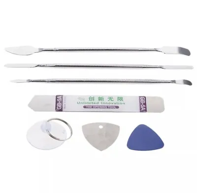 7Pcs Opening Repair Tools Set Metal Pry Spudger For IPhone Mobile Cell Ipad IPod • $12.95