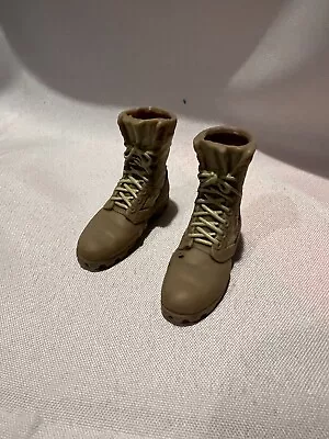 1/6 Scale Male Soldier Camo Sand US Military Combat Boots GI Joe Max Steele • $10.27