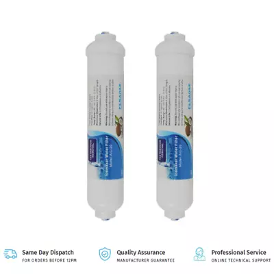 2 X 1450970 Compatible Inline Fridge Water Filters For Electrolux Westinghouse • $32.95