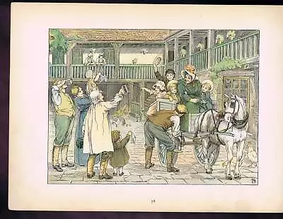 Ostler-Hostler Horse & Wagon - 1900 Bedford Book Of Trades • £13.50