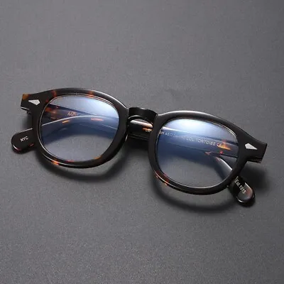 Johnny Depp Glasses Acetate Eyeglass Frame Leopard Vintage Lemtosh Eyewear 49 Mm • $23.99