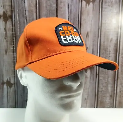 REI Co-op 1938 Orange Hat Adjustable Snapback Baseball Cap Logo Patch Ships Fast • $7.98