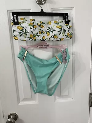 Victoria's Secret 2 Piece Bikini Yellow Green Lemon Size Medium. NWOT • $17.49