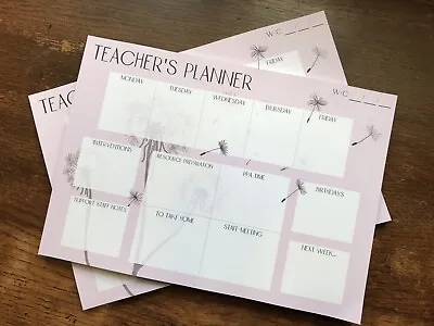 £10 • Buy Teachers Gift Desk Pad Planner