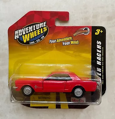 Maisto Power Racers PULL-BACK POWERED 1965 Ford Mustang Coupe 1/43 NIP MOC • $6.64