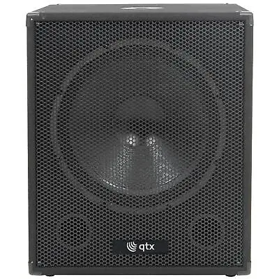 QTX QT15SA 15' Active Powered Subwoofer PA DJ Disco Bass Sub  • £169