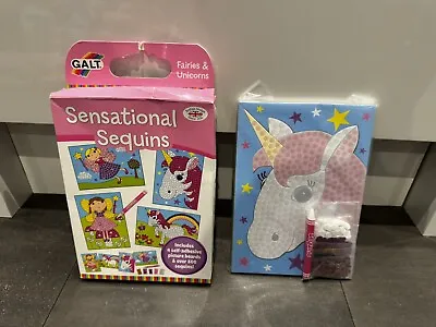 Galt Toys Sensational Sequins Fairies And Unicorns Craft Kit For Kids Ages 6 • £7.95