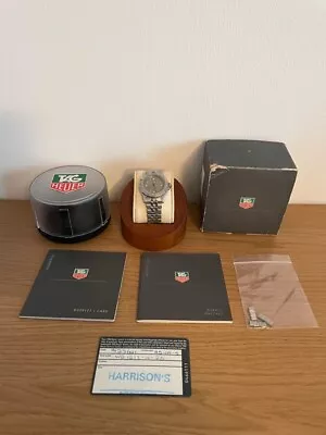 Tag Heuer WD1211-K-20 1500 Professional Granite Dial Quartz Watch Box / Papers • £340