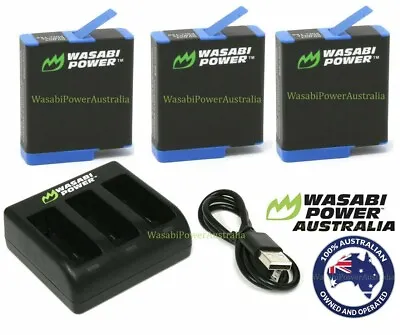 Wasabi Power Battery / USB Charger / Kit For GoPro HERO Black 3 3+ 4 5 6 7 8  • $28.95