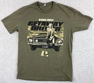 $19.99 • Buy Miranda Lambert Shirt Mens Large  Getaway Driver Highway Vagabond Tour Country