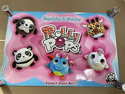 $14.83 • Buy Rolly Pops Wall Poster 23x15 Squishy Mushy Sloth Panda Giraffe Dragon Unicorn
