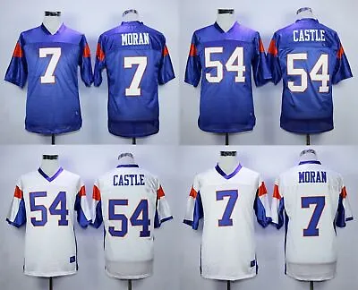 Kevin Thad CASTLE 54 Alex MORAN 7 Football Jerseys State Goats Blue Mountain • $45