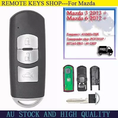 Model:SKE13E-01 Suit For Mazda 3 6 2014 2015 2016 2017 Complete Remote Key Fob • $39.81