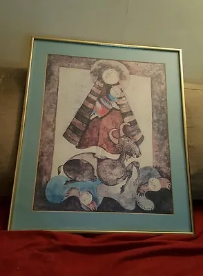 G RODO BOULANGER Print Framed And Matted 24  X 20  • $149.99