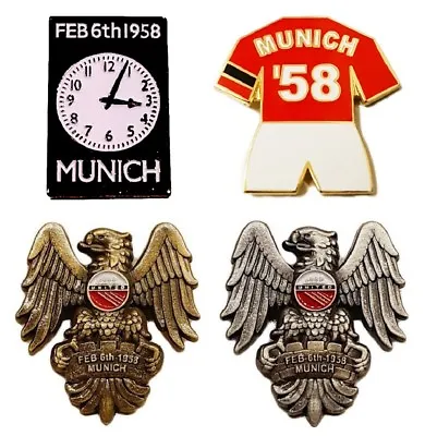 United Badge Selection Munich Anniversary 1958 Flowers Of Manchester Gift • £4.95