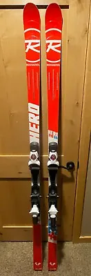 Rossignol HERO F-35 GS FIS Race Racing Skis 195cm R 35m With 18 DIN Bindings • $139.99