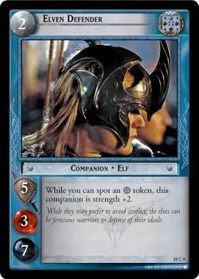 LOTR: Elven Defender [Ungraded] Treachery & Deceit Lord Of The Rings TCG Deciphe • $0.99