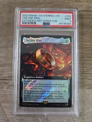 2023 Magic The Gathering Ta O Mid-ea 791 The One Ring Ext Art-surge Foil Psa 9 • $149.99