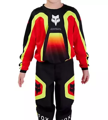 Fox Racing Kid's 180 Ballast Mx Jersey - Black/red - Motocross/offroad • $29.95