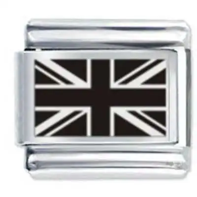 £4.45 • Buy UNION JACK UK FLAG * Daisy Charm For Use With 9mm Italian Modular Charm Bracelet