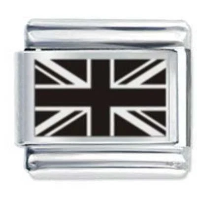 UNION JACK UK FLAG * Daisy Charm For Use With 9mm Italian Modular Charm Bracelet • £4.45